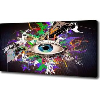 Obraz Foto obraz na plátně Abstraktní oko