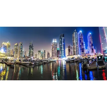 Obraz Foto obraz skleněný horizontální Noční Dubai