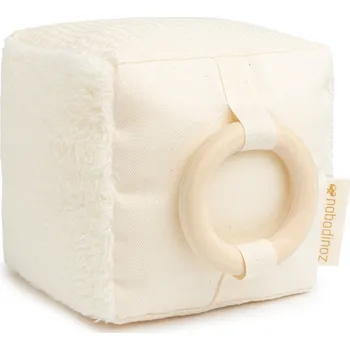 Hračka pro nejmenší Nobodinoz Kostka na hraní Natural