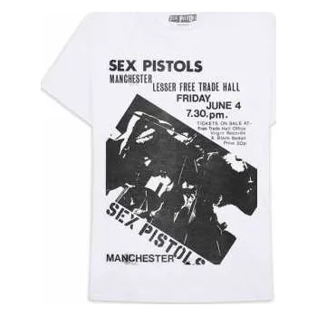 Pánské tričko Merch Sex Pistols: Tričko Manchester Flyer XXL