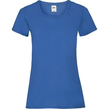 Dámské tričko Fruit of the Loom Dámské triko 61-372-0 Royal Blue XL