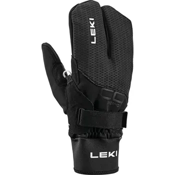 Rukavice Leki CC Thermo Shark Lobster (2+2), black 7,5