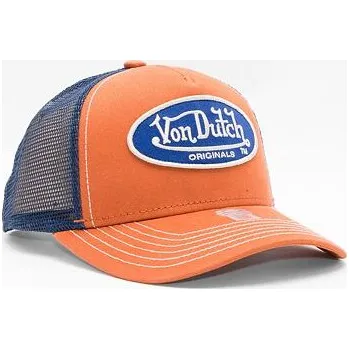 Kšiltovka Kšiltovka Von Dutch Boston Trucker Cotton Twill Orange/Navy