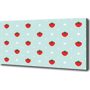 Obraz Foto obraz tištěný na plátně Ikony jahod