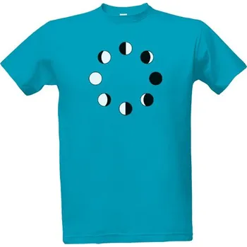 Tričko s potiskem Měsíční fáze pánské