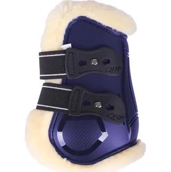 Ochrana nohy a ocasu QHP Kamaše zadní Ontario QHP, s beránkem, pár, navy FULL