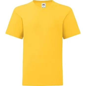 Dívčí tričko Fruit of the Loom Dětské triko 61-023-0 Sunflower 128