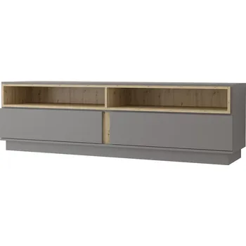 Konferenční stolek RTV stolek GRENAI šedá / dub artisan DOPRODEJ*