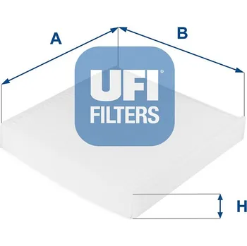 Ventilátor topení a klimatizace Filtr, vzduch v interiéru UFI 53.210.00