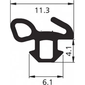Příslušenství k oknu DAB Trade Těsnění DA-1299E Plus-Tec (EPDM)