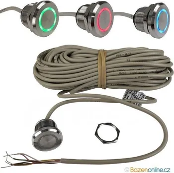 Dotykové piezoelektrické tlačítko nerez 15 m