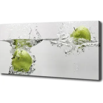 Obraz Foto obraz na plátně Jablko pod vodou