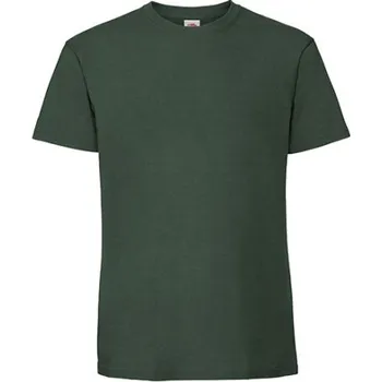 Fruit of the Loom Pánské triko 61-422-0 Bottle Green XXL