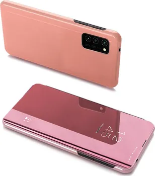 Pouzdro na mobilní telefon Beweare Clear View pro Samsung Galaxy A32 5G růžové