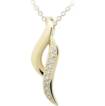 Přívěsek ŠPERKY-NM, Zlatý přívěsek se zirkony 1619