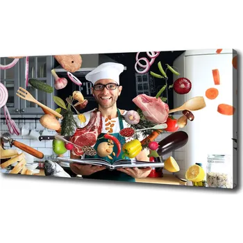 Obraz Foto obraz canvas Kuchař recept