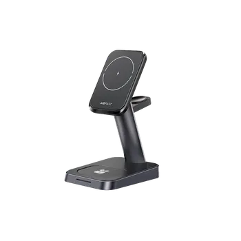 ACEFAST MagSafe 3v1 Qi nabíječka, černá - E3