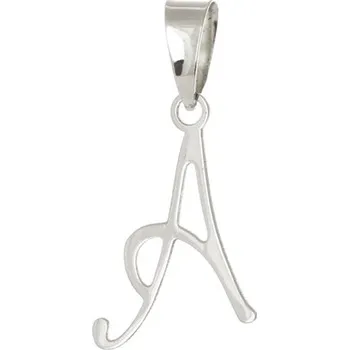 Přívěsek Přívěšek z bílého zlata písmeno A ZZ0926ABF + dárek zdarma