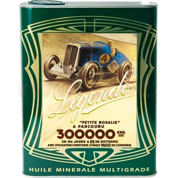 Auto-moto YACCO motorový olej minerální LEGENDE 15W50 2l