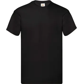 Pánské tričko Fruit of the Loom Pánské triko 61-082-0 Black XL