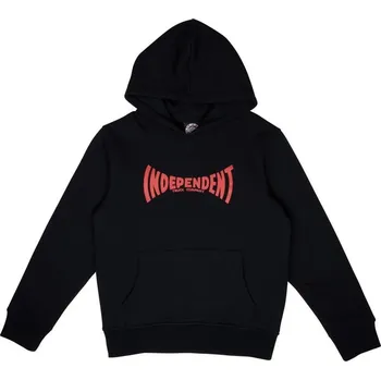 Chlapecká mikina INDEPENDENT mikina - Youth Span Hood Black (BLACK)