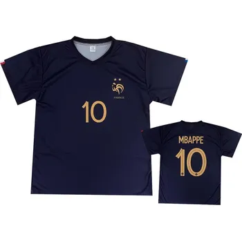 Pánský fotbalový dres Francie Mbappé 2023 tmavě modrý