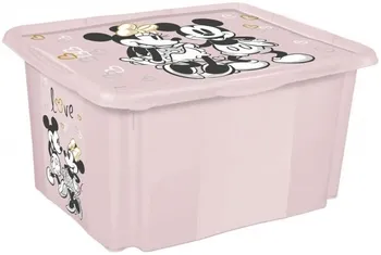 Keeeper Box na hračky Minnie Mouse Love 45 l růžový