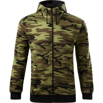 Malfini Camo Zipper C19 Camouflage Green