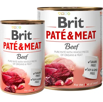 Krmivo pro psa Brit Paté & Meat Beef 800 g