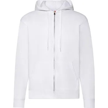 Pánská mikina Fruit of the Loom Pánská mikina s kapucí 62-062-0 White XL