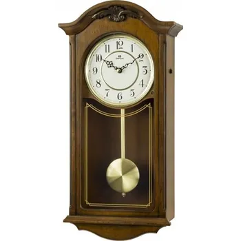 Hodiny Dipoa Melodické kyvadlové nástěnné hodiny Dipoa WP102DB hnědá