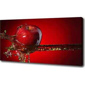Obraz Foto obraz na plátně Jablko a voda