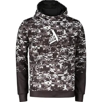 Pánské oblečení Pánské mikina premium ALTISPORT SWE/ALM02S07 ČERNOBÍLÁ S