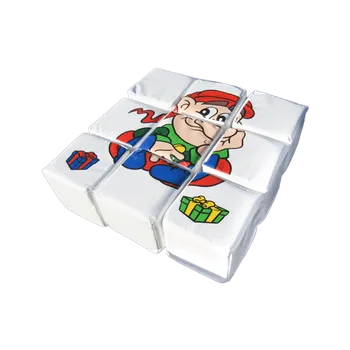 Skákací hrad Pěnové puzzle zimní skřítek