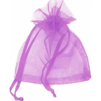 Sáček organza fialový 10*15 cm