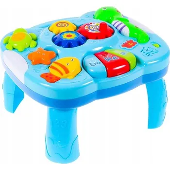 hrací stolek MalPlay Multifunkční hrací stůl 2v1 modrý