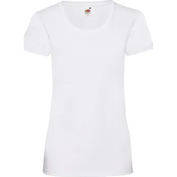 Dámské tričko Fruit of the Loom Dámské triko 61-372-0 White XL