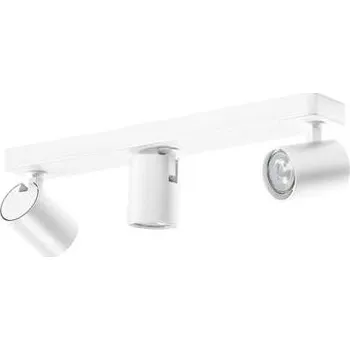 Bodové svítidlo Stropní a nástěnné přisazené bodové svítidlo Azzardo Exo 3 white AZ3198 GU10 3x35W IP20 45cm bílé