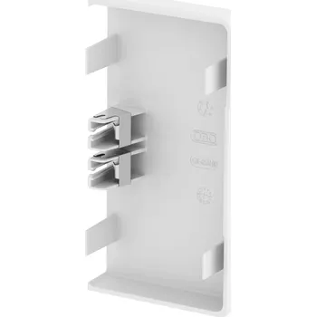 kabelová chránička OBO GK-E53100RW Koncový díl Rapid 45-2 106x56x22 čistě bílá