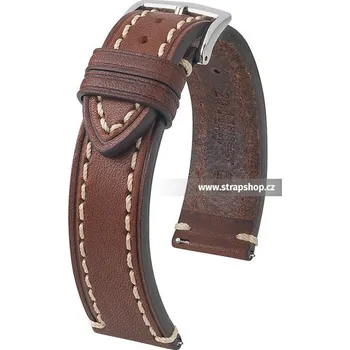 Řemínek na hodinky Řemínek k hodinkám HIRSCH Liberty XL hnědá (10) 20 mm pánský
