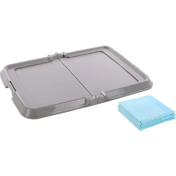 Inkontinenční podložka Podložka pod pleny FLAMINGO Fifi šedá 90x60x4cm