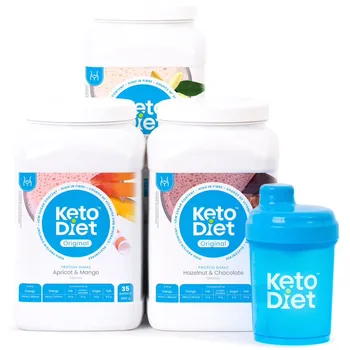 Keto dieta KetoDiet Proteinové nápoje Medium 1. krok na 3 týdny 105 porcí