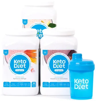 Keto dieta KetoDiet Proteinové nápoje Medium 1. krok na 3 týdny 105 porcí