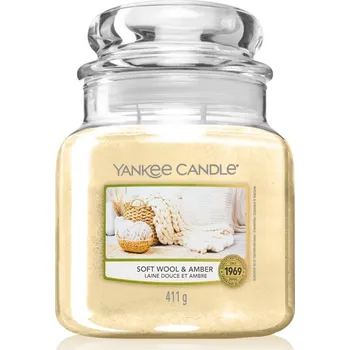 Yankee Candle Soft Wool & Amber, 411 g