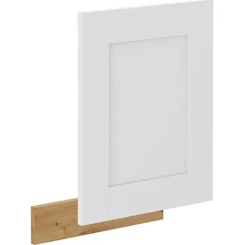 Kuchyňská skříňka Dvířka na myčku LUNA artisan/bílá matná MDF ZM 570 x 446