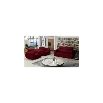 Sedací souprava FALCO Sedací souprava Brooklyn 3+1+1 červená