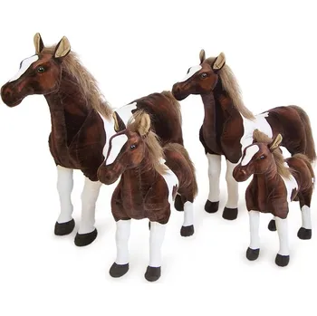 plyšák RONO Plyšový kůň Huculský 65 cm