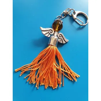 Přívěsek Přívěsek s andělem - oranžová se střapcem
