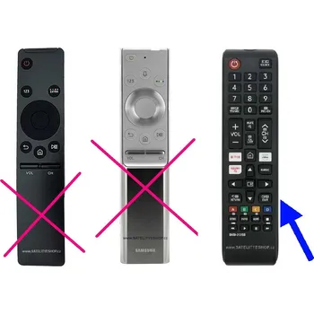 Dálkový ovladač tlačítkový náhrada za smart Samsung