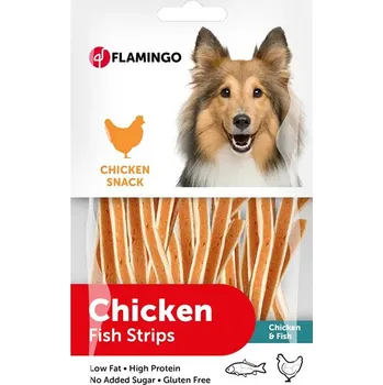 FLAMINGO Chick´n Snack - Chicken and Fish Strips 85g